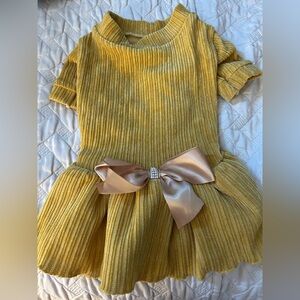 NEW Dog Cat Princess Tutu Skirt Bowtie Birthday Party Dress XL 15.7” neck